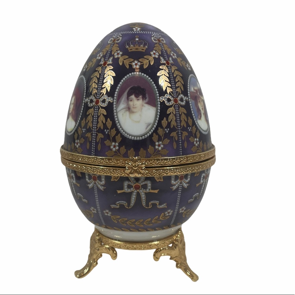 Rare Limoges Egg Trinket Vintage